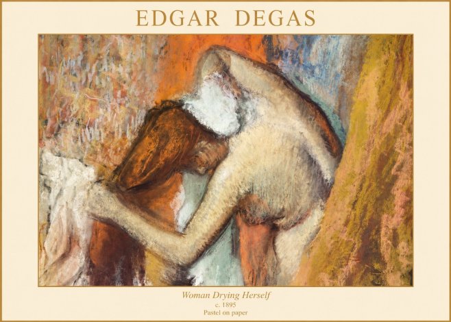 Edgar Degas Woman Drying Herself I No1 - Póster
