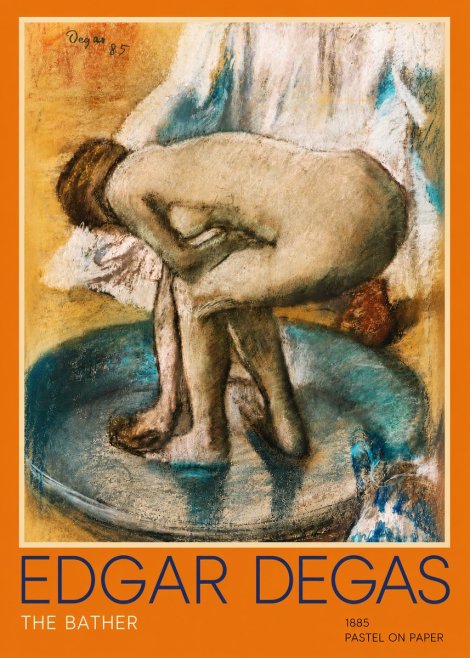 Edgar Degas The Bather No2 - Póster