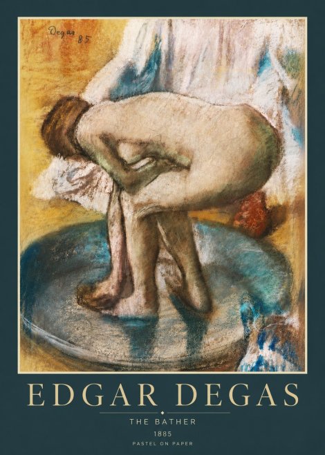 Edgar Degas The Bather No3 - Póster