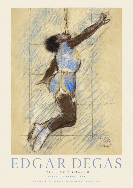 Edgar Degas Study of a Dancer No1 - Póster