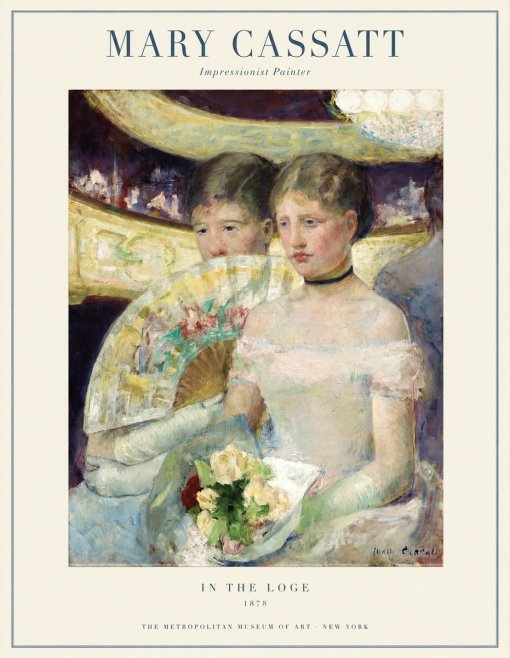 Mary Cassatt In the Loge No1 - Póster