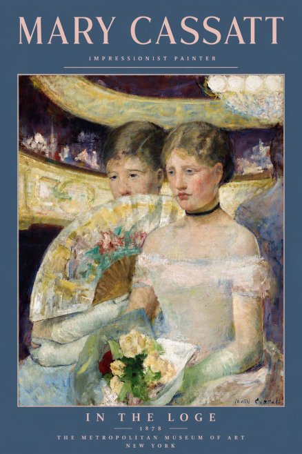 Mary Cassatt In the Loge No5 - Póster