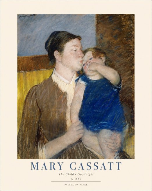 Mary Cassatt The Child's Goodnight No1 - Póster