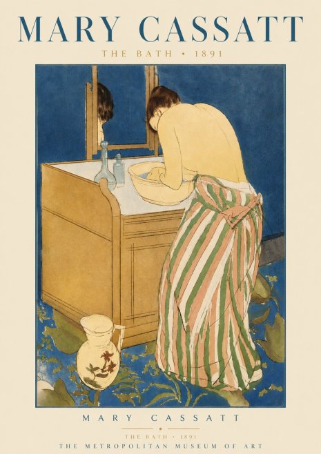 Mary Cassatt The Bath No3 - Póster