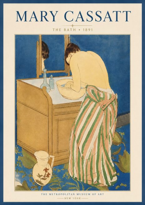 Mary Cassatt The Bath No6 - Póster