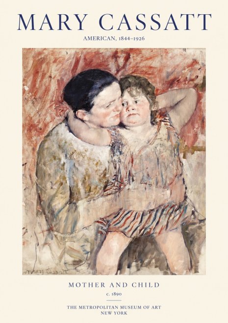 Mary Cassatt Mother and Child II No1 - Póster