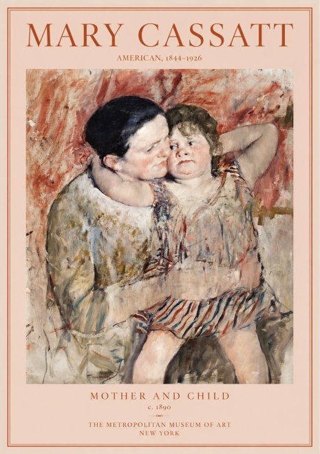 Mary Cassatt Mother and Child II No2 - Póster
