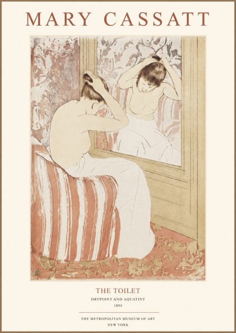 Mary Cassatt The Toilet No1 - Póster