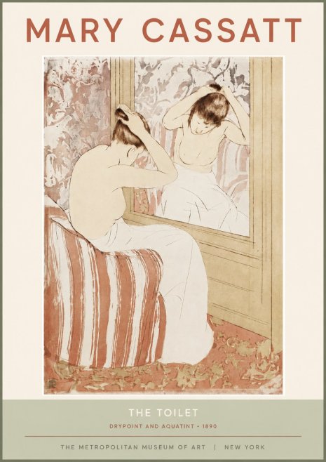 Mary Cassatt The Toilet No2 - Póster