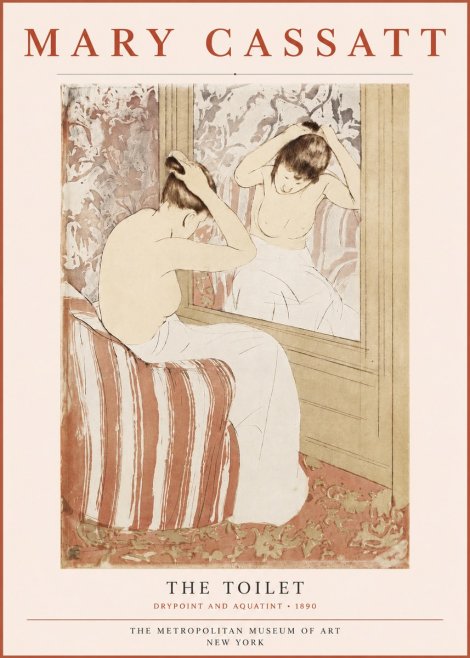 Mary Cassatt The Toilet No3 - Póster