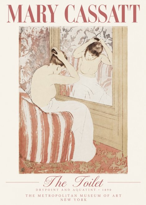 Mary Cassatt The Toilet No5 - Póster