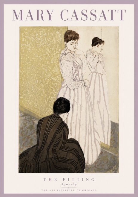Mary Cassatt The Fitting No5 - Póster