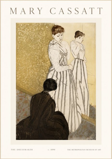 Mary Cassatt The Dressmaker No1 - Póster