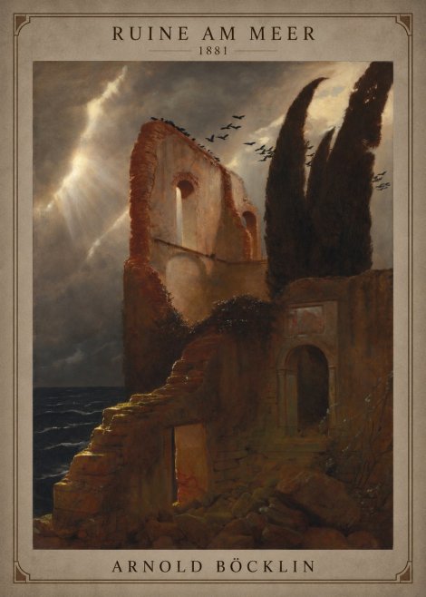 Arnold Böcklin Ruine Am Meer · 1881 No3 - Póster