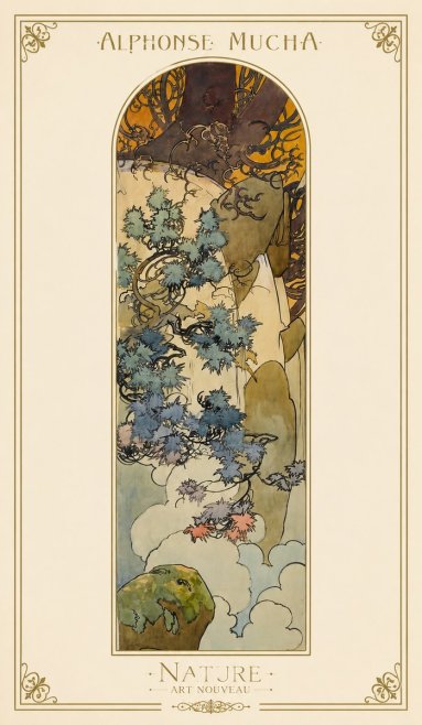 Mucha Nature No1 - Póster