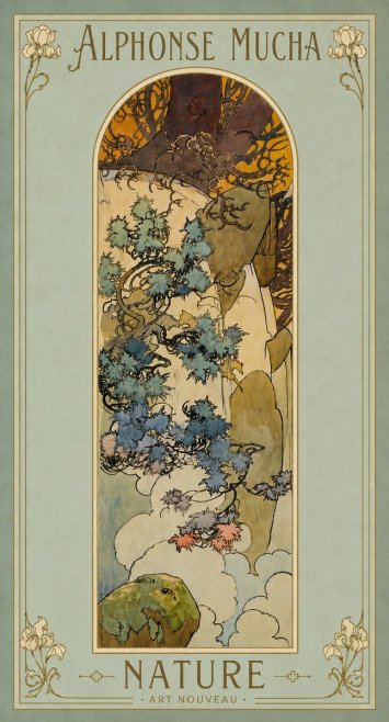 Mucha Nature No4 - Póster