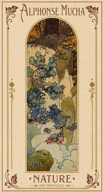 Mucha Nature No5 - Póster