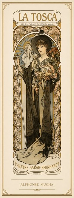 Mucha La Tosca No1 - Póster