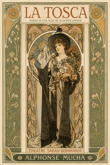 Mucha La Tosca No3 - Póster
