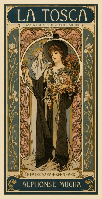 Mucha La Tosca No4 - Póster
