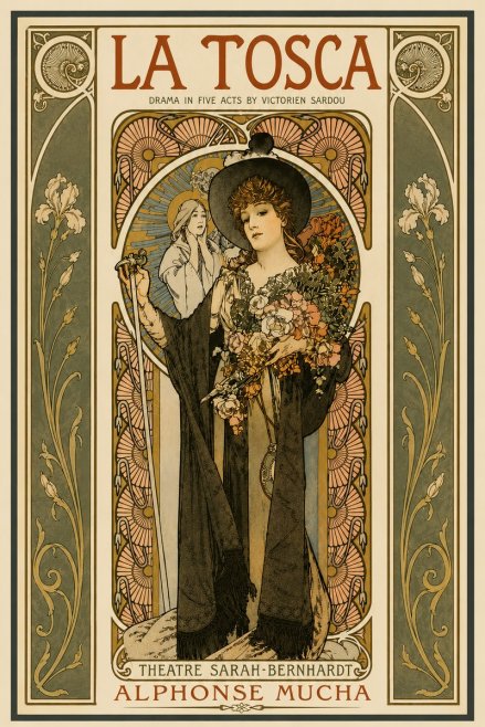 Mucha La Tosca No5 - Póster