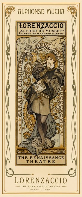 Mucha Lorenzaccio No4 - Póster