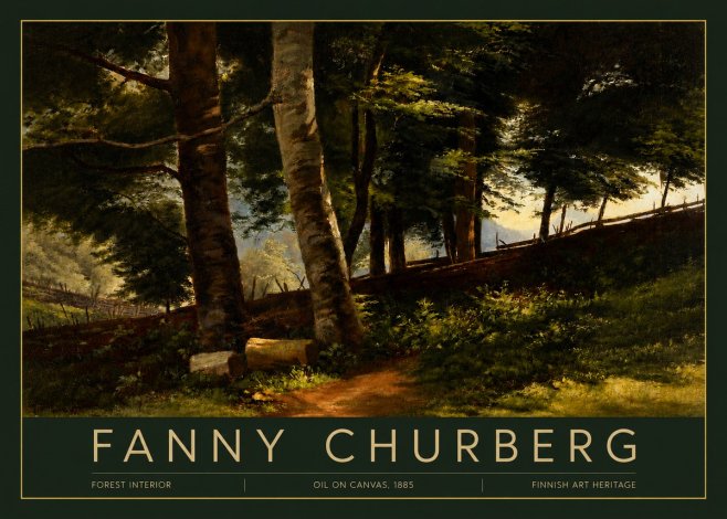 Fanny Churberg Forest Interior No3 - Póster