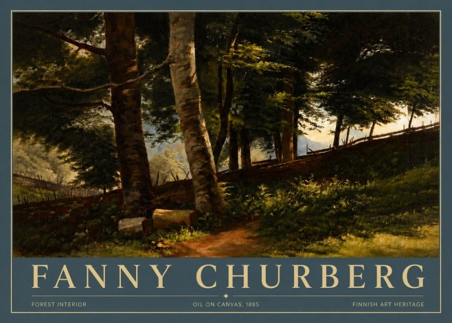 Fanny Churberg Forest Interior No5 - Póster