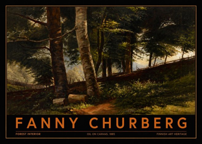 Fanny Churberg Forest Interior No6 - Póster