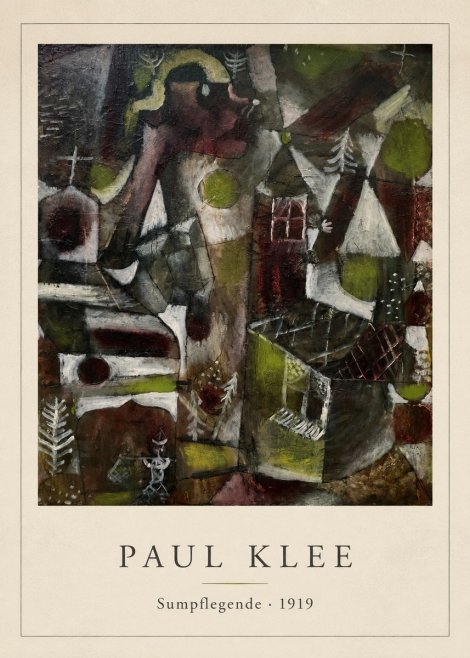 Paul Klee Sumpflegende I No4 - Póster