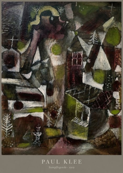Paul Klee Sumpflegende I No6 - Póster