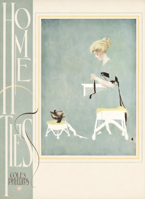 Coles Phillips Home Ties No5 - Póster