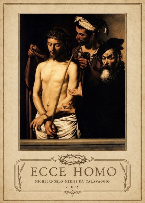 Michelangelo Merisi da Caravaggio Ecce Homo No3 - Póster