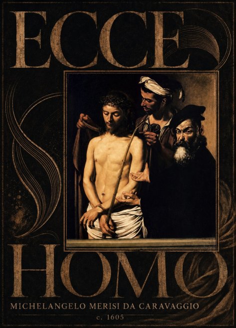 Michelangelo Merisi da Caravaggio Ecce Homo No5 - Póster