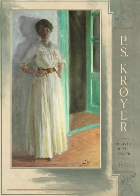 P.S. Krøyer Portrait of Marie Krøyer No2 - Póster