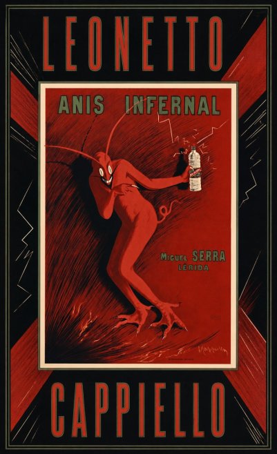 Leonetto Cappiello Anis Infernal I No4 - Póster