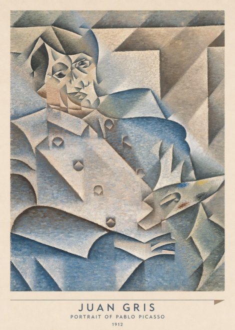Juan Gris Portrait of Pablo Picasso No6 - Póster