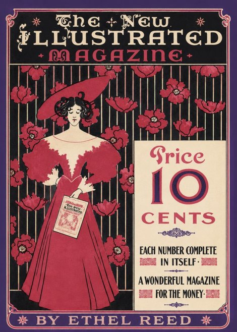 Ethel Reed The New Illustrated Magazine No2 - Póster