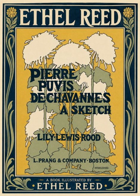 Ethel Reed Pierre Puvis De Chavannes a Sketch No6 - Póster