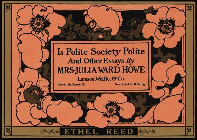 Ethel Reed Is Polite Society Polite and Other Essays by Mrs·julia Ward Howe No1 - Póster