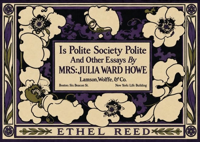 Ethel Reed Is Polite Society Polite and Other Essays by Mrs·julia Ward Howe No3 - Póster