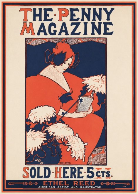 Ethel Reed The Penny Magazine No1 - Póster
