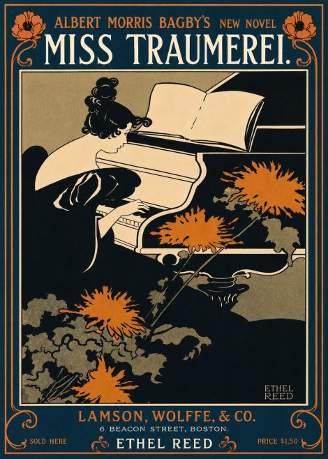 Ethel Reed Miss Traumerei. No4 - Póster