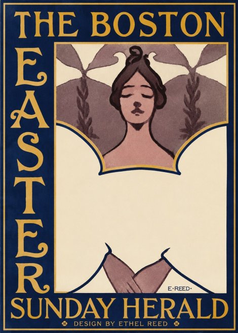 Ethel Reed The Boston Easter Sunday Herald No2 - Póster