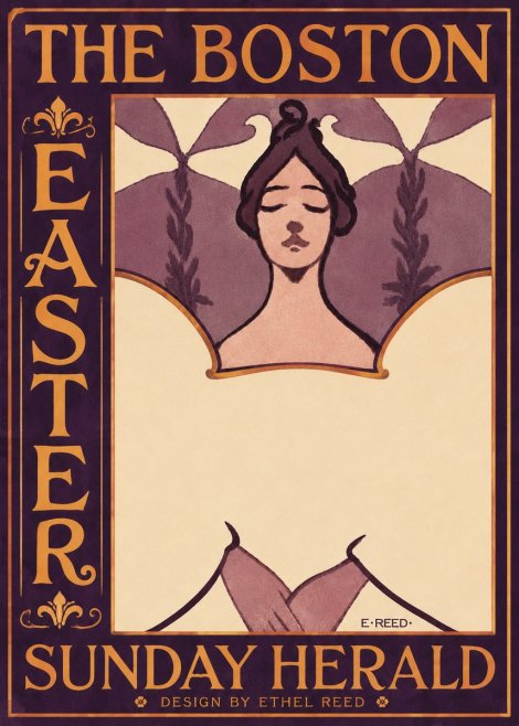 Ethel Reed The Boston Easter Sunday Herald No5 - Póster