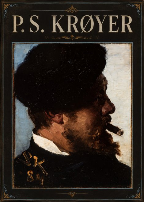 P.S. Krøyer Self-portrait with Cigar I No4 - Póster