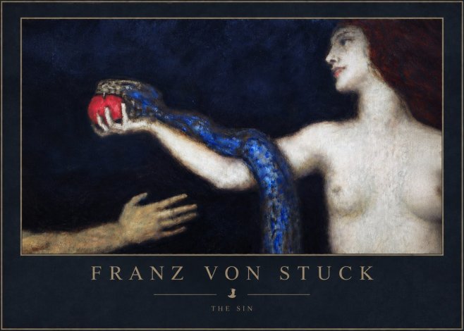 Franz von Stuck The Sin I No5 - Póster