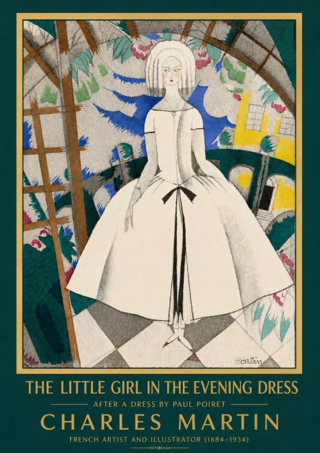 Charles Martin The Little Girl in the Evening Dress No4 - Póster