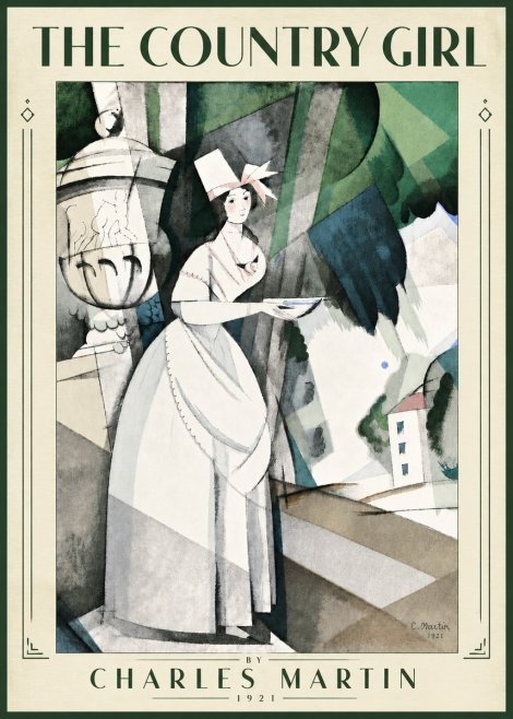 Charles Martin The Country Girl No5 - Póster