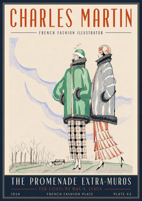 Charles Martin The Promenade Extra-muros No4 - Póster